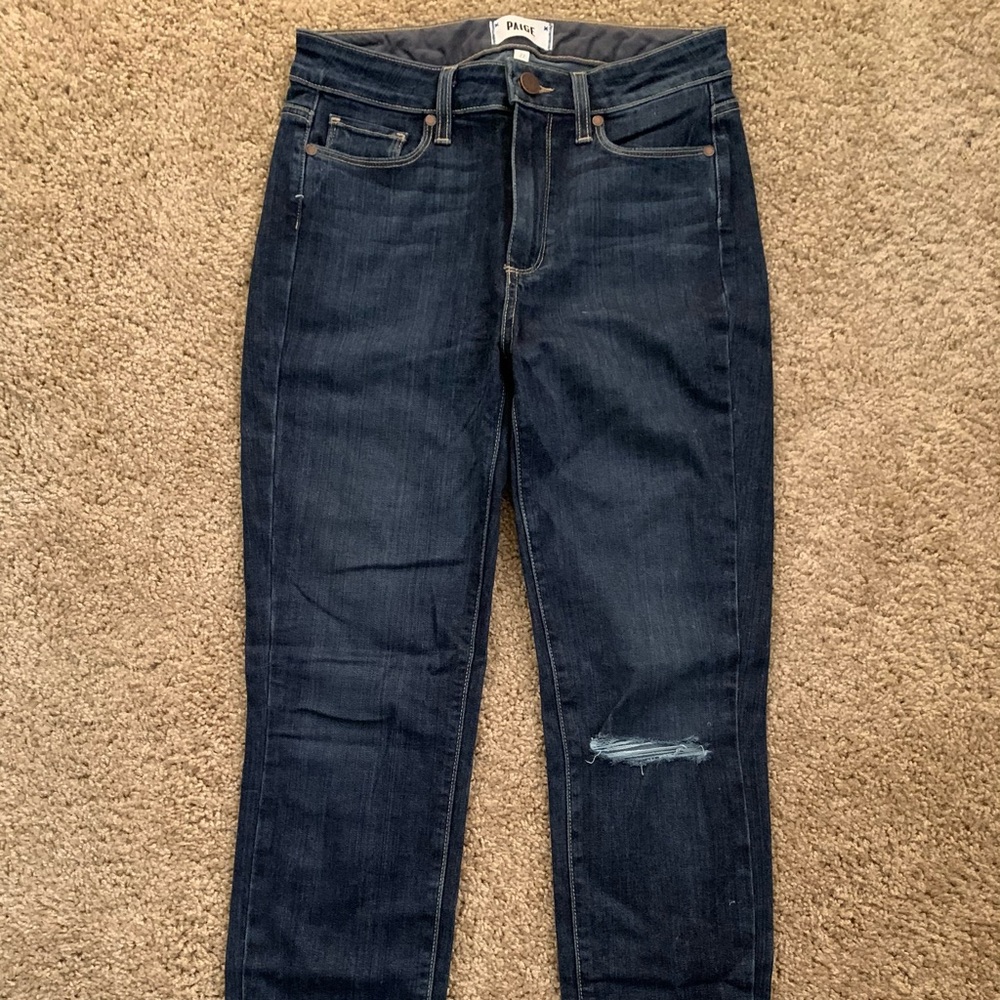 Dark Wash Paige Jeans